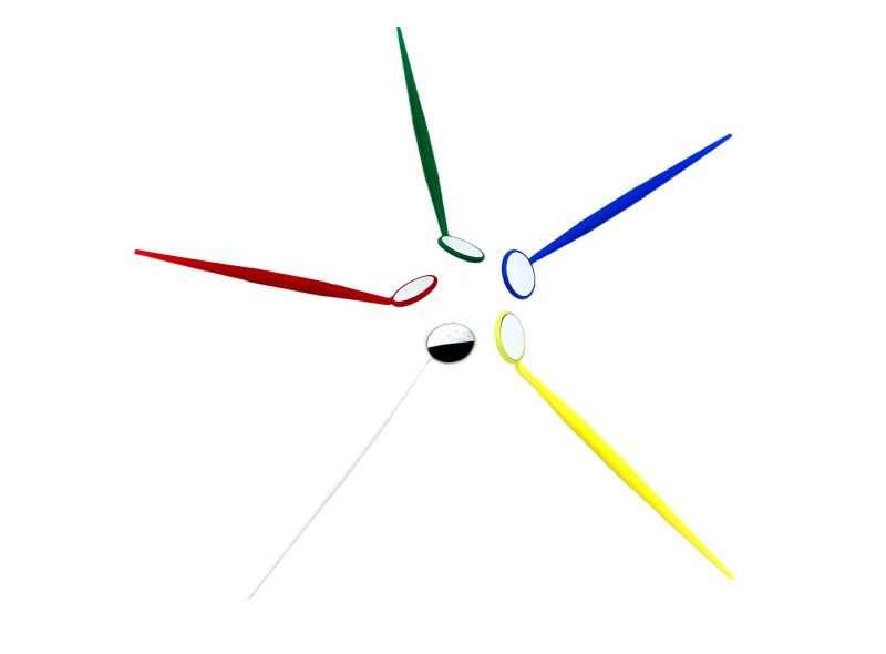 Mundspiegel bunt 16 cm